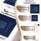 Smarty Had A Party Midnight Blue Square Plastic Wedding Value Set, 720PK 6819VS120 - alternate 2